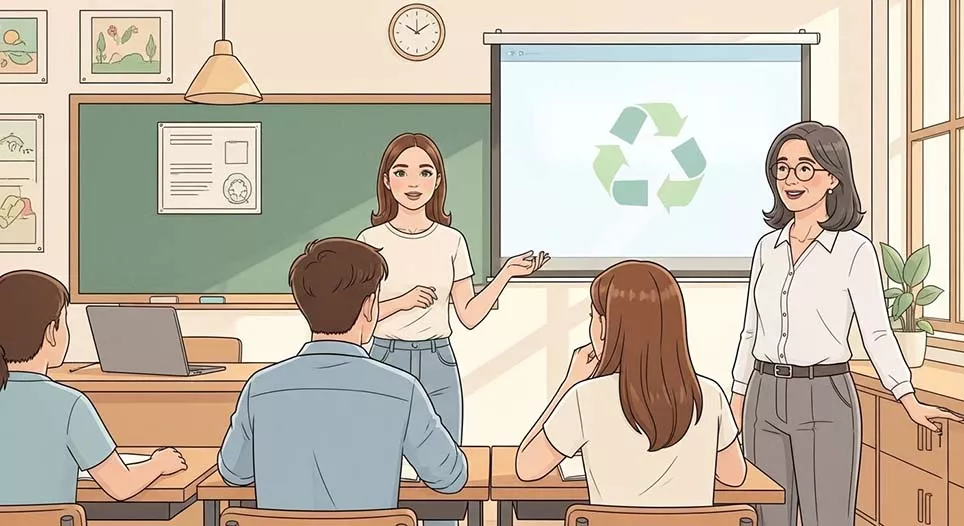 التحدث عن البيئة