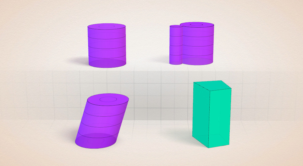 مجسمات أسطوانية