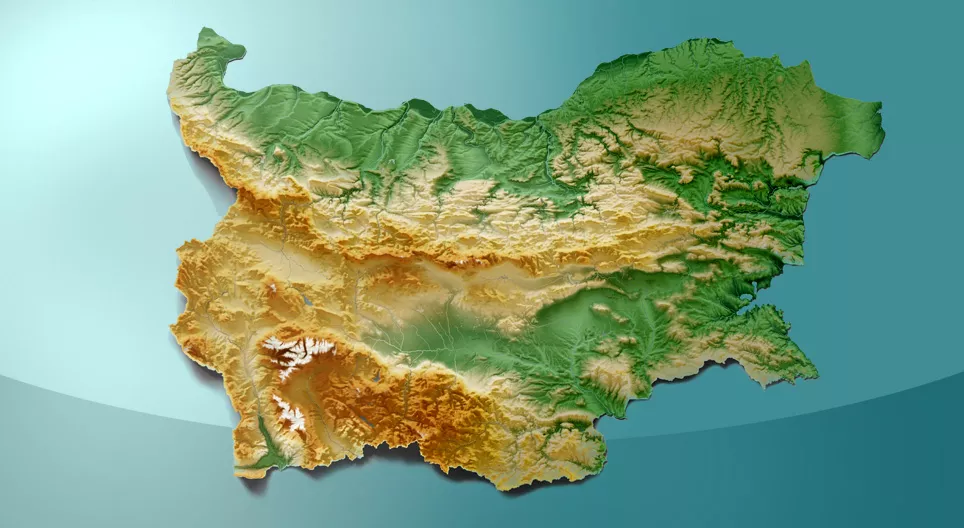 Релеф на България