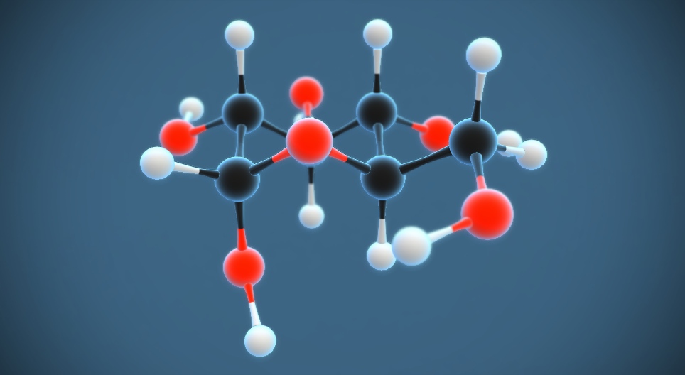 Алфа-D-глюкоза (C₆H₁₂O₆)