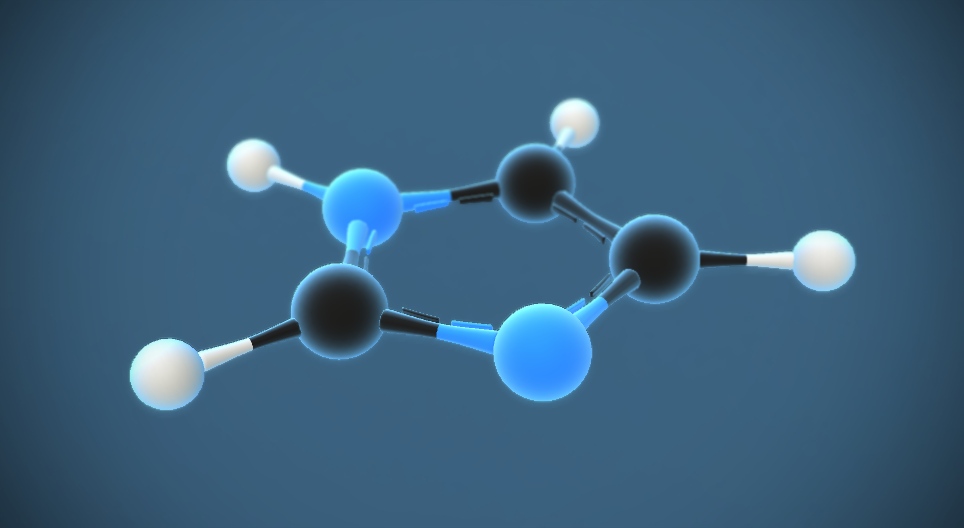 Имидазол (1,3-диазол) (C₃H₄N₂)