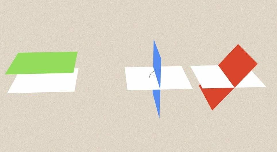 Взаимни положения на пространствени елементи