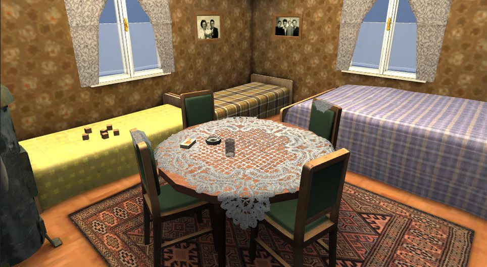 Типично жилище в Централна Европа през 1950-те години