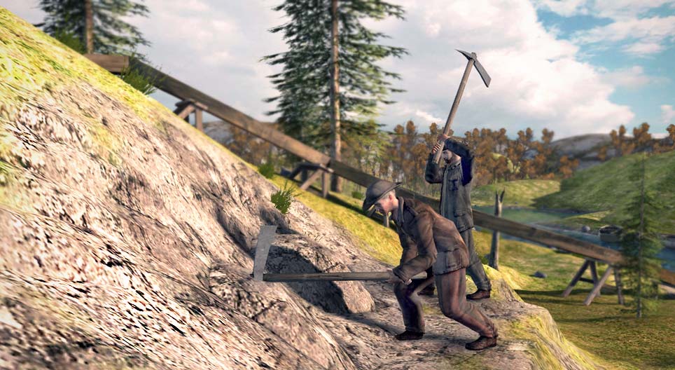 Добив на злато през ХІХ в.