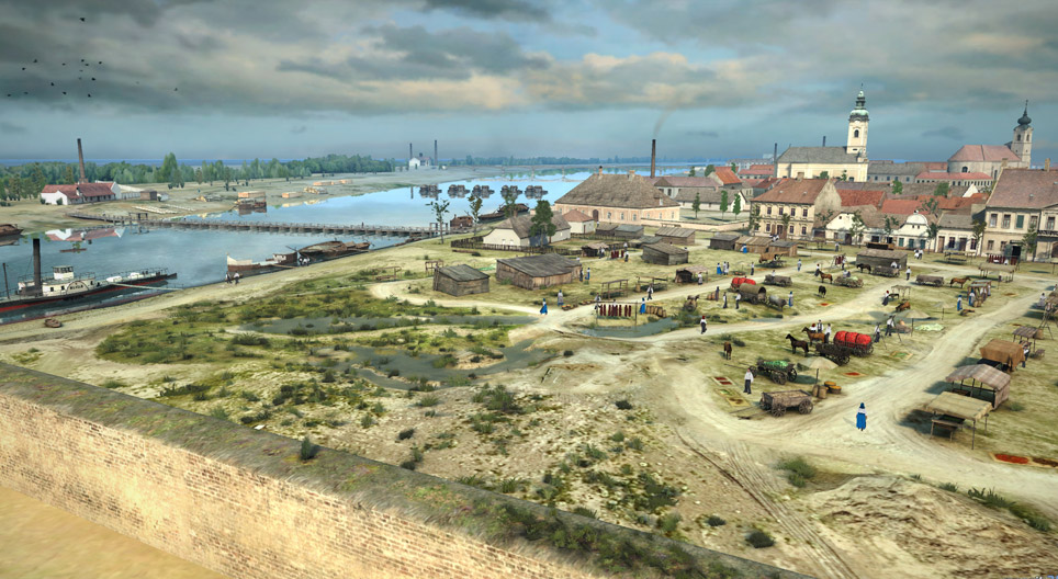 Szeged before the great flood (1878)