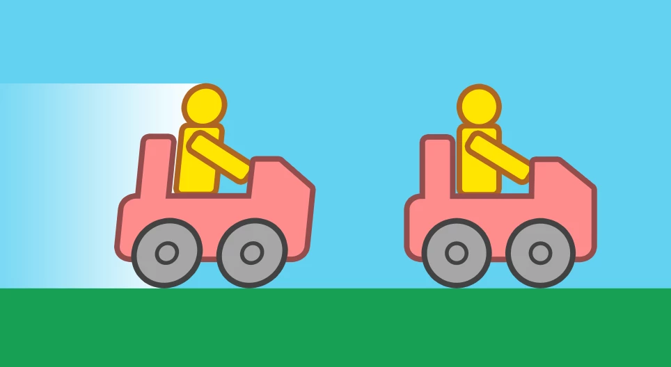 Collision into the back of a stationary car