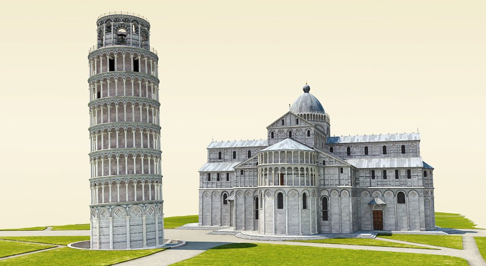 Det skæve tårn i Pisa (14. århundrede)