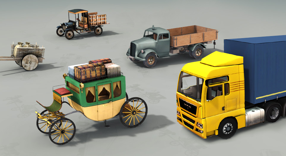 The development of freight transport