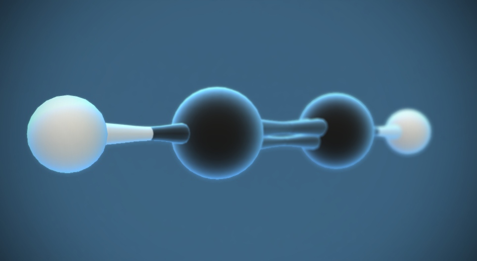 Ethyne (acetylene) (C₂H₂)