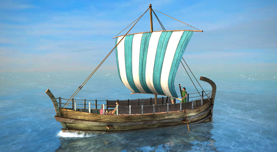 Ancient Greek merchant ship