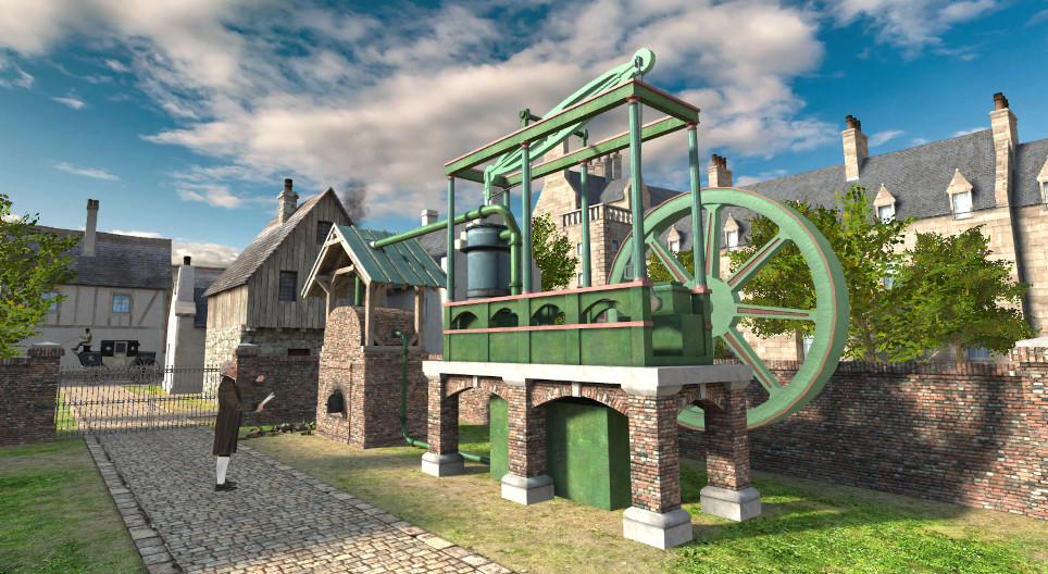 Watt´s steam engine (18th century)