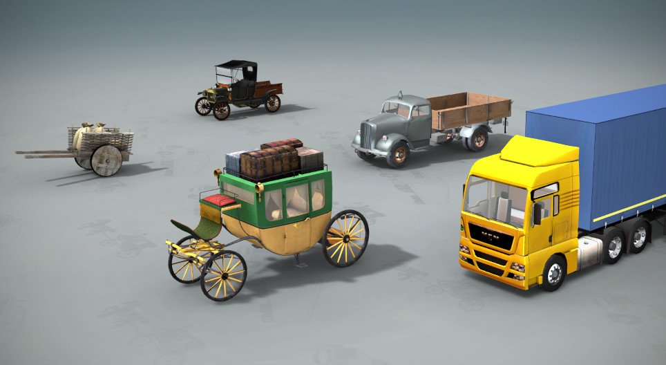 Development of freight transportation