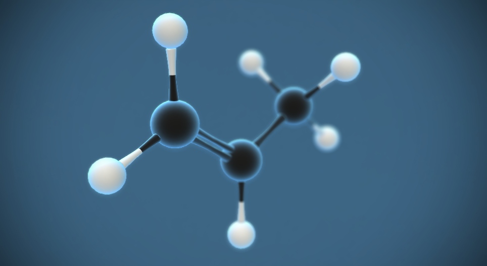 Prop-1-ene (C₃H₆)