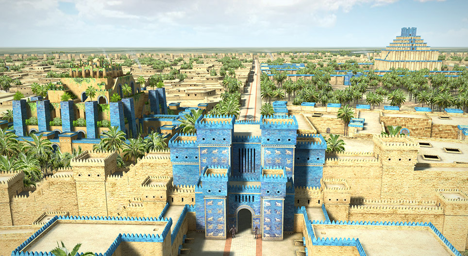 The city of Babylon (6th century B.C.)