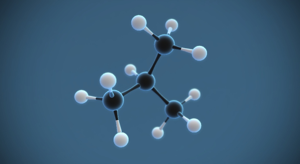 2-metilpropano (C₄H₁₀)