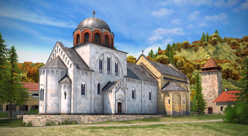 Monasterio de Studenica (Serbia, siglo XII)