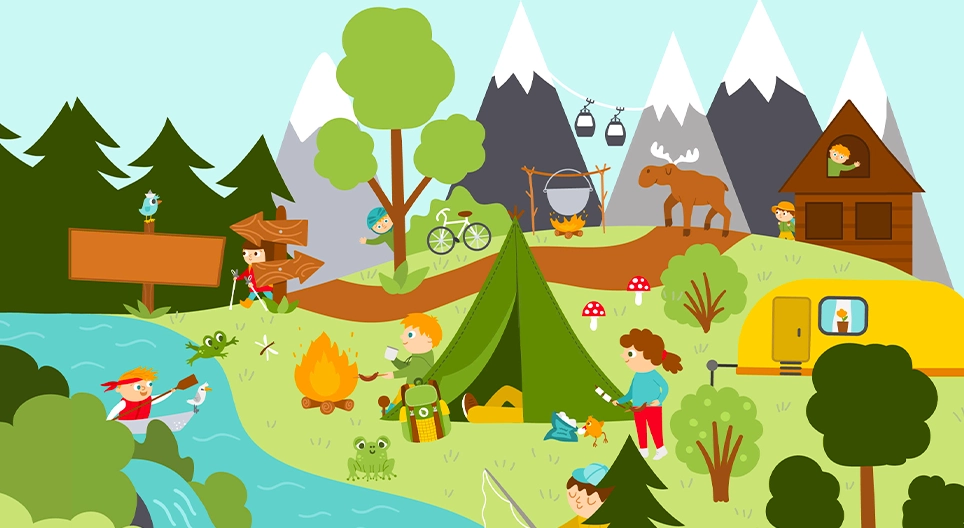 Let's take a walk – Living and lifeless environment