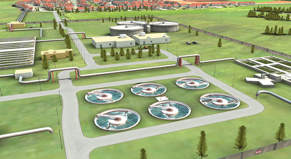 Szennyvíztisztító telep