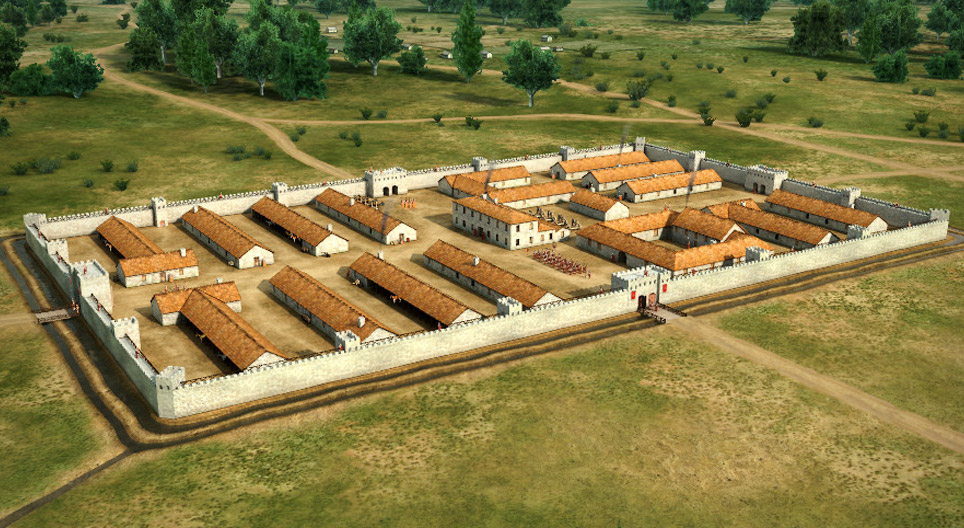 古代ローマの軍事キャンプ