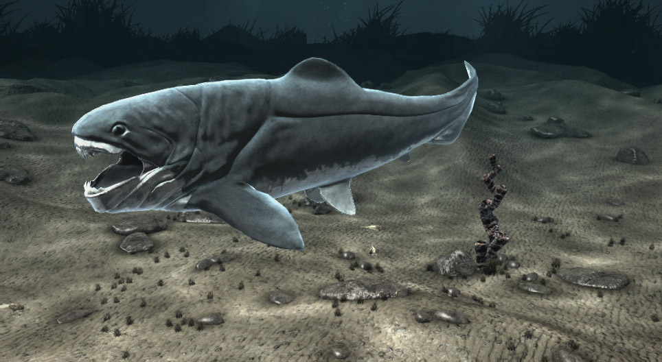 Prehistoric armoured fishes