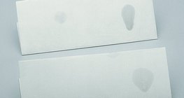 Spots of water and glycerol on a paper