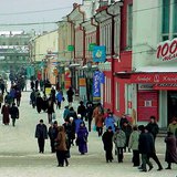 Пешеходна зона в Иркутск, Сибир