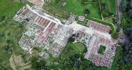 Gorsium római kori település romjai