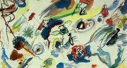 Wassily Kandinsky: First Abstract Watercolour (1910, Expressionism)