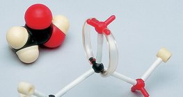 Space-filling and ball-and-stick models of the acetic acid molecule