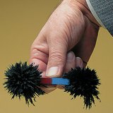 Железни стърготини върху магнитна пръчка