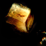 Microscopic image of crystal sugar (3D)