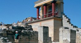 Ruins of the royal palace in Crete