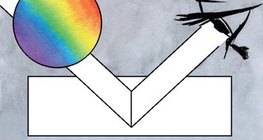 Reflection from white paper