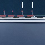 Tauing av en liten bil med vekt