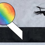 黒い紙からの反射