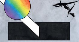 Reflection from black paper