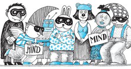 Farsangi bálozó gyerekek