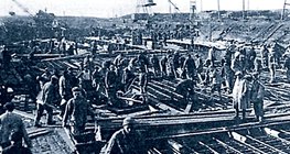 Construction of the canal between the Baltic Sea and the White Sea