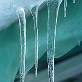 Melting icicles