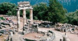 The ruins of Delphi
