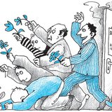 Kispetri Amália, a háziorvosunk mindenkitől virágot kap paraszolvencia gyanánt