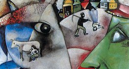 Marc Chagall: I and the Village (1911, surrealism)
