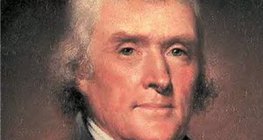Thomas Jefferson (1743-1826), the third president of United States