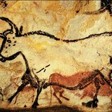 Aurochs and horse (Lascaux Cave, 18000-15000 BC)