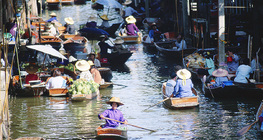 Market on the river