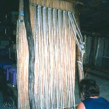 Reconstruction of a prehistoric loom