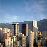 City centre of Caracas, the capital of Venezuela
