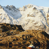 Fishing boat on a bay