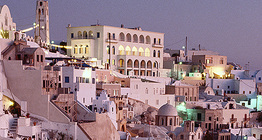 Fira on the island of Santorini