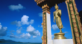 Buddha statue on the island of Samui